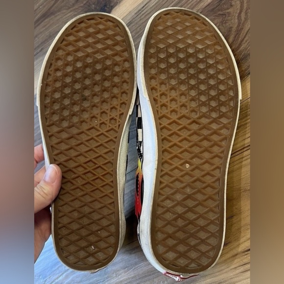 Vans DISNEY Checkered Slip-On Shoes Mickie & Minnie Worn HTF - Picture 10 of 10